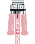 Детска тротинетка Globber - Flow Foldable Junior Lights, розова - 8t