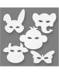 Детски маски за декорация Creativ Company - Животни, 16 броя - 2t