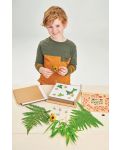 Детски игрален комплект Tender Leaf Toys - Моята дървена ботаническа преса - 4t