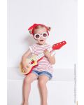 Детска електрическа китара Janod - Confetti, дървена - 4t