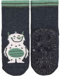 Детски чорапи със силикон Sterntaler - Fli Air, сиви, 17/18, 6-12 месеца - 2t