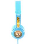 Детски слушалки BuddyPhones - Travel, сини - 2t