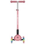 Детска сгъваема тротинетка Globber - Primo Foldable Plus Lights, розова - 2t