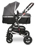 Детска количка Lorelli - Alba Premium, Steel Grey - 5t
