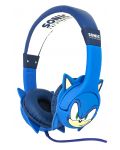 Детски слушалки OTL Technologies - Sonic rubber ears, сини - 2t