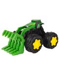 Детска играчка Tomy John Deere - Трактор, с чудовищни гуми - 1t