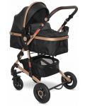 Детска количка Lorelli - Alba, Premium black - 4t