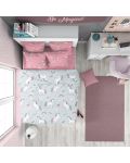 Детски спален комплект от 4 части Dilios - Еднорог, памук - 3t