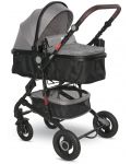 Детска количка Lorelli - Alba Premium, Opaline Grey - 2t