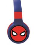 Детски слушалки Lexibook - Spider-Man HPBT010SP, безжични, сини - 3t