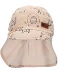 Детска лятна шапка с UV 50+ защита Sterntaler - С животни, 49 cm, 12-18 месеца, бежова - 5t