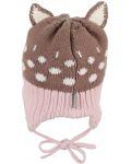 Детска плетена шапка Sterntaler - Коте, 43 cm, 5-6 м - 2t
