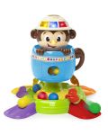 Детска играчка Bright Starts - Hide'n Spin, Маймунка - 1t
