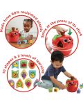 Детска играчка за сортиране Vtech - Ябълка, с формички - 4t