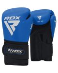 Детски боксови ръкавици RDX - REX J-12, 6 oz, сини/черни - 1t