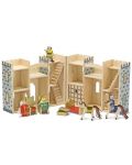 Детска дървена играчка Melissa & Doug - Рицарски замък с фигурки - 2t