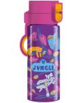 Детска бутилка Ars Una Jungle - 475 ml, лилава  - 1t