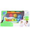 Детска играчка Hola Toys - Ксилофон с топчета и чукче - 3t