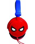 Детски слушалки Lexibook - Spider-Man HP010SP, сини/червени - 2t