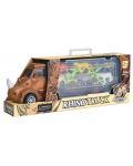 Детски автовоз Raya Toys - Носорог с животни, 11 части - 3t