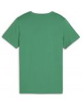 Детска тениска Puma - Essentials+ Two-Tone Logo , зелена - 2t