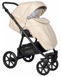 Комбинирана детска количка 2в1 Baby Giggle - Broco Eco, бежова - 2t