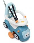 Детска кола за бутане Smoby - синя - 2t