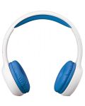 Детски слушалки Lenco - HP-010BU, сини/бели - 1t
