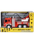 Детска играчка Moni Toys - Пожарен камион с кран и помпа, 1:16 - 1t