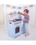 Детска дървена кухня Bigjigs - Синя - 3t