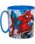 Детска чаша за микровълнова Stor Spider-Man - Streets, 350 ml - 2t