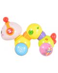 Детска музикална играчка Hola Toys - Забавна гъсеница - 3t