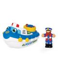 Детска играчка Wow Toys Emergency - Полицейската лодка на Пери - 1t