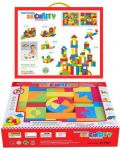 Детски комплект Raya Toys - Строителни блокчета, 80 елемента - 1t