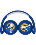 Детски слушалки OTL Technologies - Sonic The Hedgehog, безжични, сини - 4t