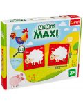 Детска мемори игра Memos Maxi - Ферма - 1t