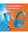 Детски слушалки PowerLocus - PLED Smurf, безжични, сини - 3t