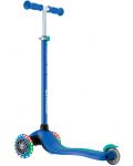 Детска тротинетка Globber - Primo Plus Lights, синя - 3t