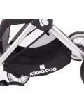 Детска количка 3 в 1 KikkaBoo Vicenza Luxury - Сребриста, с кош за количка и столче за кола - 11t