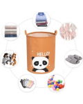 Детска кошница за съхранение на играчки Sipo - Hello Panda, 43 l - 2t