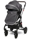 Детска количка Lorelli - Alba Premium, Steel Grey - 6t