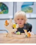 Детска дървена игра за баланс Tender Leaf Toys - Приятели в градината - 3t