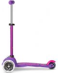 Детска тротинетка Micro - Mini Deluxe LED, Purple Pink - 4t