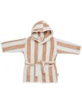 Детски халат за баня Jollein - Stripe Biscuit, 1-2 години - 1t