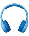Детски слушалки с микрофон Lenco - HPB-110BU, безжични, сини - 2t