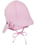 Детска лятна шапка с UV 50+ защита Sterntaler - С платка, 43 cm, 5-6 месеца - 3t