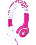 Детски слушалки OTL Technologies - Pokemon Pokeball, розови - 1t
