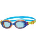 Детски очила за плуване Zoggs - Little Sonic Air, 3-6 години, сини/жълти - 1t