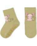 Чорапи със силиконова подметка Sterntaler - Мишле, 27/28 размер, 4-5 години, жълти - 2t