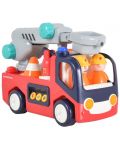 Детска играчка 2 в 1 Hola Toys - Музикална пожарна - 2t